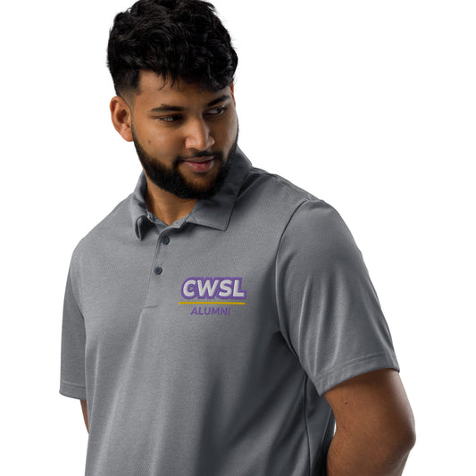 CWSL Alumni embroidered Adidas space-dyed polo