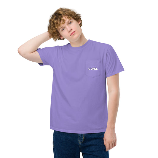 Purple CWSL Pocket Tee